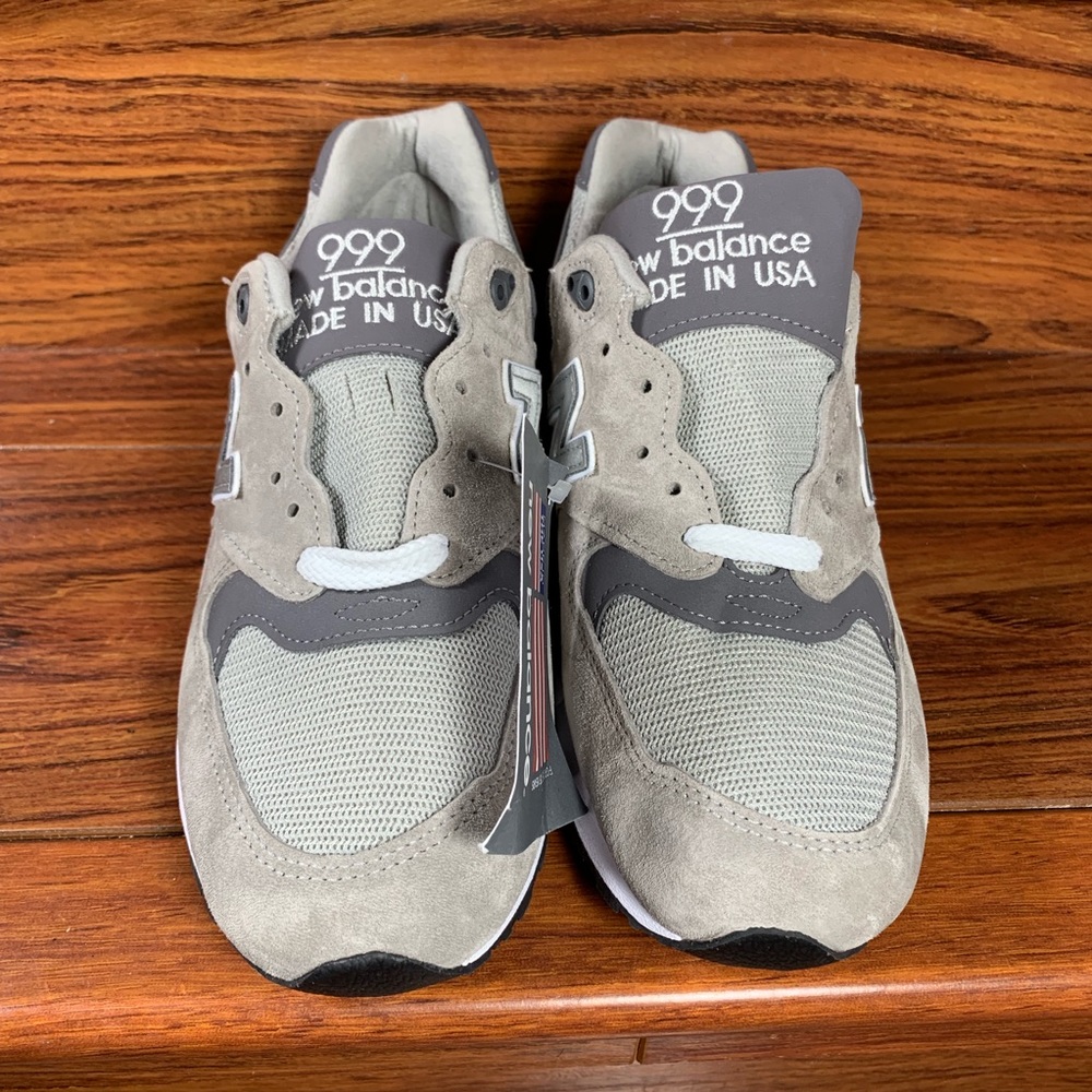 NEW- New Balance 999 Grey Pewter Running Shoes - Picture 2 of 6